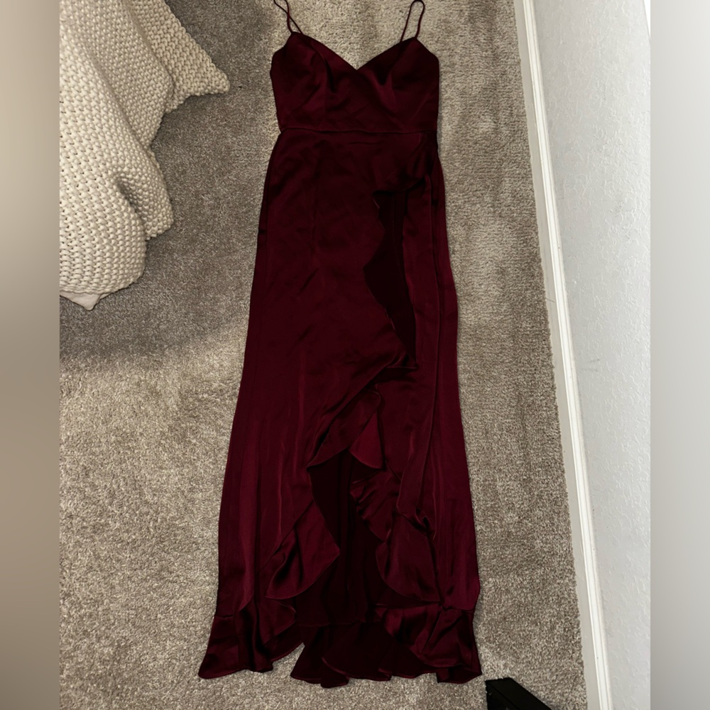 Bridesmaids dress, burgundy